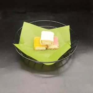 Custom Biodegradable <b>Green</b> Food Grade Greaseproof <b>Paper</b> Rectangle Shape OEM Service for Sandwich Bread Snack - Product Image 1