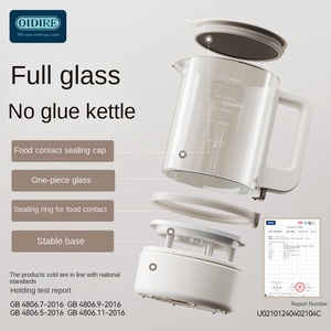 OIDIRE Full Glass Temperatura constante Pot Plastic Home Baby Milk Warm Biberón Esterilizador y secado Ajustador dos en uno - Product Image 2