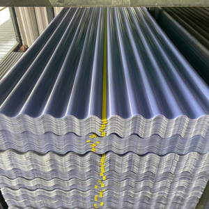 Láminas de Techo Corrugadas de PVC Transparente Resistentes al Calor de 7 Pies, Onduladas, Industriales, de Gran Resistencia - Material para Techos de 1.74 kg - Product Image 1