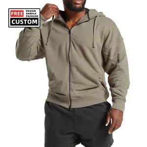 Pemasok Wash ukuran besar Crop olahraga longgar asam cuci Tracksuit sweater Heavyweight Hoodie untuk pria