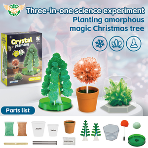 2024 nouveau produit Science Kit expériences <span class=keywords><strong>cristaux</strong></span> arbre de noël Science expérience cristal croissant Science jeu - Product Image 5