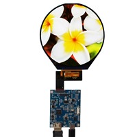 Écran LCD de remplacement 3,4'' 800x800 IPS 330 nits 39 broches, micro-écran LCD rond pour jeux avec carte de pilote LCD MIPI