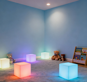 IP65 Waterproof Christmas Multi Color RGB Rechargeable LED Ice <strong>Cube</strong> <strong>Light</strong> for Child Sensory Toy <strong>Light</strong> Restaurant Bar Date Party - Product Image 4