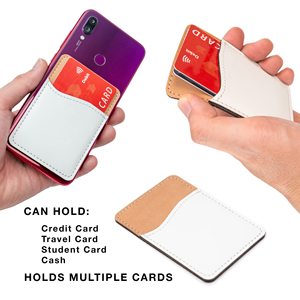 Sublimation <strong>Phone</strong> Wallet PU <strong>Leather</strong> <strong>Card</strong> <strong>Holder</strong> for Back Pocket Adhesive Cell <strong>Phone</strong> <strong>Case</strong> HTV Friendly DIY Blanks for Vinyl - Product Image 4