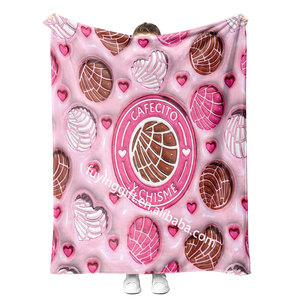 Vente en gros <span class=keywords><strong>de</strong></span> couverture mexicaine la plus récente Personnage alimentaire mexicain Snack Concha Couverture Yoga Canapé Literie Couvertures - Product Image 5