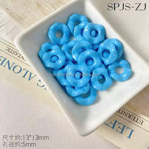 Paquete de Material para Manualidades con Cuentas Onduladas de Colores Pastel, Versátiles, Hechas a Mano, para Hacer Pulseras, Collares, Pendientes y Accesorios para el Cabello - Product Image 5