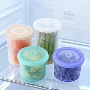 Contenitori per Alimenti in Silicone di Grado Commerciale a Prova di Perdite con Coperchi Ermetici, Adatti per Congelatore e Frigorifero, per Ristoranti e Catering - Product Image 3
