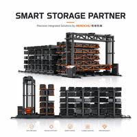 Sistema de Almacenamiento Vertical Automático de Perfiles Móviles Tipo Pórtico Industrial de Alta Resistencia con Control PLC para Almacén de Tuberías de Acero
