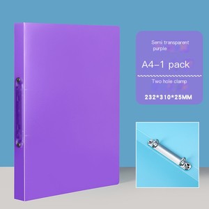 Đa-Màu Mờ Bìa Cứng PP Ngân Sách Chất Kết Dính 2-Lỗ Vòng A4 Thư Mục Tập Tin Văn Phòng Trường Nguồn Cung Cấp - Product Image 4