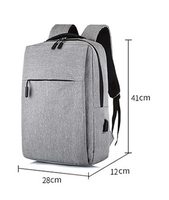 Sac à dos intelligent pour ordinateur portable avec port USB, personnalisable, étanche, pour affaires, école, voyages, femmes et hommes, en stock