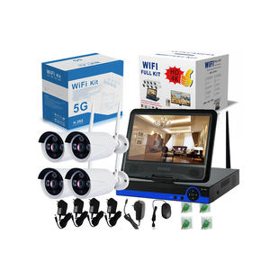 4MP IR video Combo kit Camara de seguridad với màn hình <span class=keywords><strong>CCTV</strong></span> Set không dây an ninh máy ảnh - Product Image 1