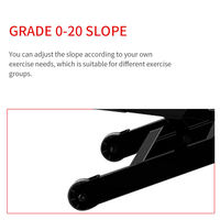 Tapis roulant électrique incurvé de haute qualité Hong Kang avec écran LCD, programmes d'exercices, 220-240V/50Hz, tapis roulant de fitness commercial