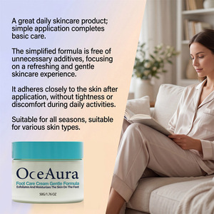 Crème pour les <span class=keywords><strong>pieds</strong></span> OceAura en marque propre, lissante, rafraîchissante, hydratante, exfoliante, à la lavande, 50g - Product Image 6
