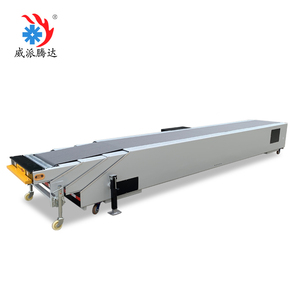 Convoyeur télescopique durable <span class=keywords><strong>à</strong></span> 4 sections, déplié 6m, rétracté 12m, avec pieds de support <span class=keywords><strong>pour</strong></span> le chargement de conteneurs en usine et atelier - Product Image 5