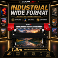 Impresora de Inyección de Tinta para Pancartas de Gran Formato, 1.8m 1.6m, Cabezal Doble I3200, Impresora Eco Solvente