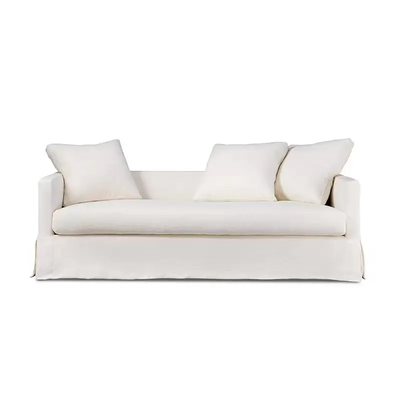 Tissu floral art style américain style campagnard canapé simple rétro salon meubles solide