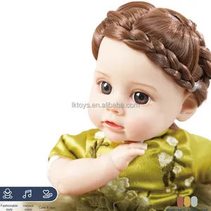儿童婴儿娃娃14英寸棉质身体与集成电路