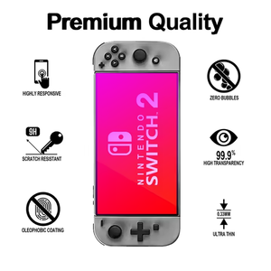 Chống Ánh Sáng Màu Xanh Tempered Glass Bảo Vệ Mắt Bảo Vệ Màn Hình Phim Cho Nintendo Chuyển Đổi 2(2025) Trò Chơi Giao Diện Điều Khiển Phụ Kiện - Product Image 4