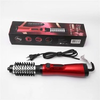 Cepillo Secador de Pelo Giratorio Automático 3 en 1 de 1200W, Ecológico, de Aleación, para Rizar y Alisar