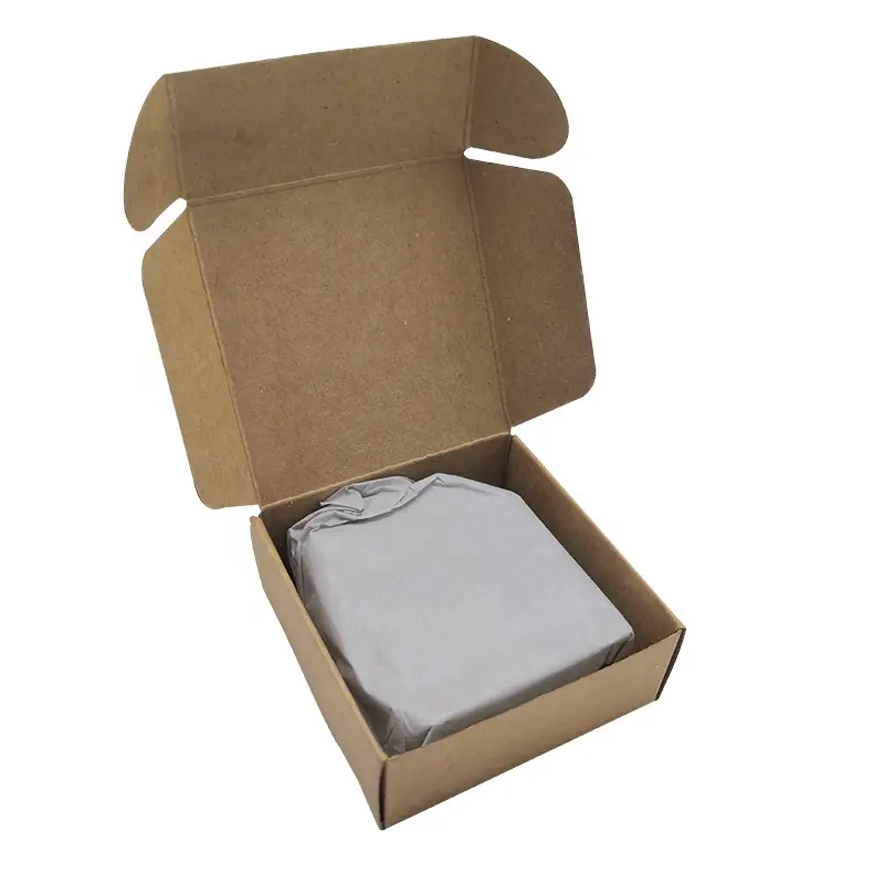 Kotak Kemasan Kertas Kraft Ramah Lingkungan Grosir untuk Kotak Kemasan Daur Ulang Kustom Sabun untuk Aksesori Sabun Buatan Tangan