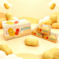 Jouet anti-stress souple en forme de boule de savon, jouet sensoriel à presser et à grincer, bloc sensoriel rempli, cadeau anti-anxiété