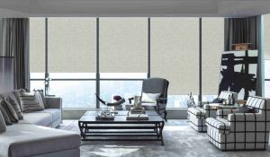 उच्च गुणवत्ता वाले सनशेड क्लाउड महसूस करते हुए पारदर्शी रोलर शेड घर कार्यालय के लिए अंधा कपड़े - Product Image 2