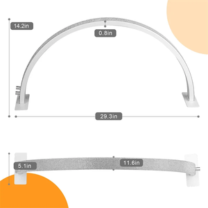 Lampes de table LED modernes professionnelles demi-lune manucure art cils beauté <span class=keywords><strong>lampe</strong></span> de table <span class=keywords><strong>36w</strong></span> 450pcs LED perles salon de manucure <span class=keywords><strong>lampe</strong></span> de bureau - Product Image 4