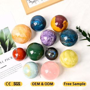Wholesale Customized Natural Quartz Sphere Polished <b>Crystal</b> Healing Stone Sphere <b>Ball</b> for Decoration - Product Image 3