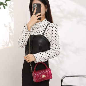 Kleurrijke Jelly Super Mini Schoudertas Voor Meisje Dagelijks Dragen Peuter Meisje Crossbody Tas Pvc Transparante Portemonnee - Product Image 6