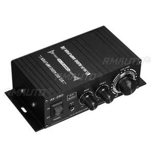 AUTSOME 12V 40Wx2 Power <b>Amplifier</b> 2.0 Channel 90DB Car <b>Small</b> Power <b>Amplifier</b> - Product Image 4