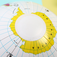 Globe terrestre gonflable léger et pliable pour les cours de géographie scolaire