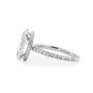 Bague en argent sterling 925 plaqué or de luxe, ajustable, avec diamant de laboratoire, bijou intemporel, cadeau pour femme - Product Image 4