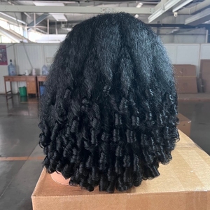 250% Burmese <strong>Pixie</strong> Curly HD Lace Frontal <strong>Wig</strong> Raw Original Human Hair HD Lace Front Kinky Curly Glueless <strong>Wigs</strong> Human Hair <strong>Wigs</strong> - Product Image 3