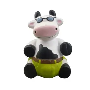 Рекламные подарки, милая мультяшная игрушка в форме быка, коровы, Игрушка антистресс