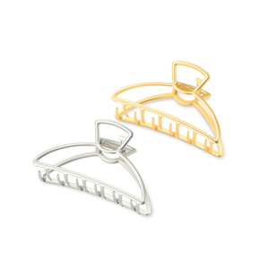 Fermaglio per capelli a mezza luna da 9 cm in metallo marca Z per donna, accessorio moda per capelli - Product Image 2