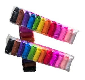 ดินน้ำมันน้ำหนักเบาพิเศษ ชุดดินปั้นสร้างสรรค์เพื่อการศึกษา 12 สี ชุดดินปั้น DIY สไลม์ - Product Image 2