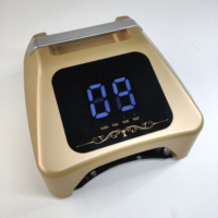 Lampe à ongles UV LED sans fil rechargeable en métal IBelieve Professional 72W avec séchage rapide pour un usage domestique et en salon