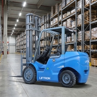 Peralatan Pemuatan Gudang Efisien 3500 kg Pengangkut Barang Liftron CPD35 Forklift Elektrik