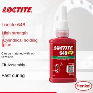 Henkel Loctite 648 Colle anaérobie résistante à l'huile résistante aux hautes températures Colle à vis Certification NSF Ingrédients Résine époxy - Product Image 4