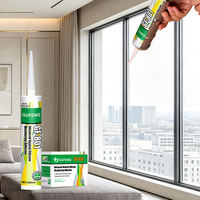 Sellador de Silicona Blanco Transparente 801 para Decoración, Uso General, Directo de Fábrica, Sellador de Silicona para Puertas y Ventanas