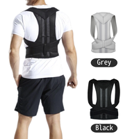 Orthèse Dorsale Professionnelle Respirante Soutien du Dos Protection de la Colonne Vertébrale Correcteur de Posture pour les Douleurs Lombaires et Dorsales