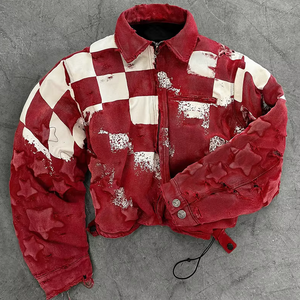 Giacche XJYD, Abbigliamento Streetwear di Design, Giacche Imbottite Pesanti da Esterno, Giacche <span class=keywords><strong>Oversize</strong></span> a Scacchi per <span class=keywords><strong>Uomo</strong></span> - Product Image 3