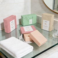 Boîtes à savon rigides promotionnelles personnalisées de qualité supérieure avec papier couché, pelliculage brillant/mat et gaufrage, recyclables