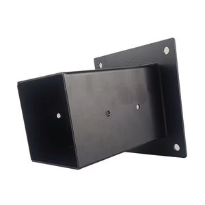 Atelier professionnel réglable 2*2 4*4 6*6 support de poteau de clôture en acier métallique et plaque de Base d'ancrage pour béton - Product Image 2