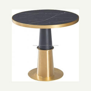 (SP-RT685) venta al por mayor de fushan, patas de mesa de metal con piedra artificial superior para <span class=keywords><strong>restaurante</strong></span> - Product Image 1