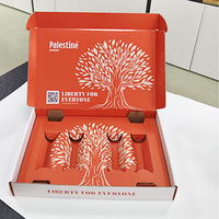 Caja de Cartón Rígido Portátil Autosellable Personalizada con Estampado Dorado, Embalaje de Cartón Reciclado Impermeable para Envío