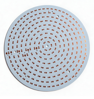 Circuit imprimé circulaire en aluminium MCPCB, circuit imprimé à noyau métallique, avec circuit en cuivre pour éclairage LED, downlight et anneau lumineux