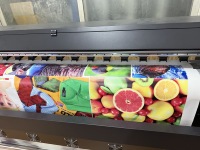 Impresora de Formato Grande Automática ECOUVjet con Tinta Eco Solvente de 6 Pies, Nueva