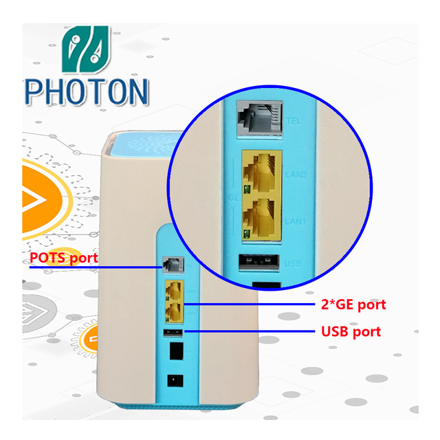 Wifi Mesh Router WifI 5 Router  2GE 1POTS 1USB WiF Mesh ONU  PTF3262C