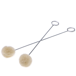 100 Pezzi Pennelli a Sfera in Lana <span class=keywords><strong>per</strong></span> Tintura Assistita Fai-da-Te con Manico in Metallo <span class=keywords><strong>per</strong></span> Tessuti e Pelle - Product Image 6